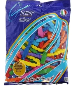 Balon Mała Dżdżownica 100szt Gemar balony