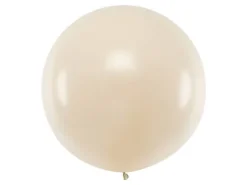 Balon okrągły kula średnica 1m metrowy Pastel Nude