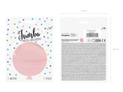 Balon okrągły kula średnica 1m metrowy Pastel Pale Pink