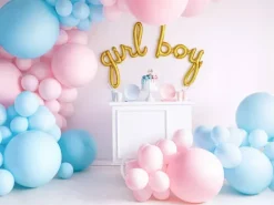 Balon okrągły kula średnica 1m metrowy Pastel Pale Pink