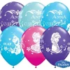 Balon Qualatex 11 cali Anna, Elsa i Olaf 1 szt