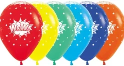 Balon Sempertex Komiks 12'' 1 szt. Czerwony