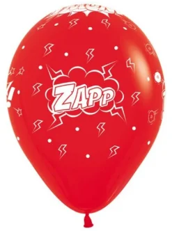 Balon Sempertex Komiks 12'' 1 szt. Pomarańczowy