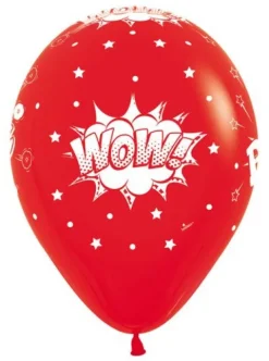 Balon Sempertex Komiks 12'' 1 szt. Pomarańczowy