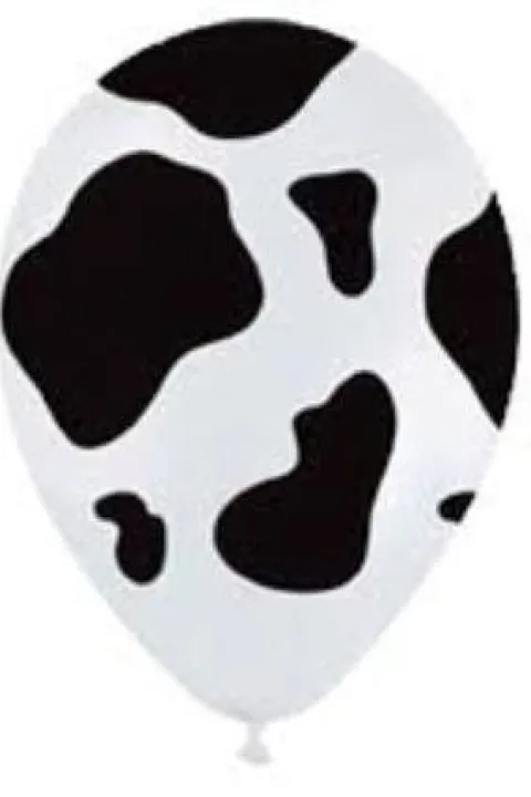 Balon Sempertex Krowie łatki- 1 sztuka