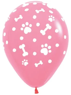 Balon Sempertex Paw Prints GIRL psie łapki 12 cali 1 szt. mix