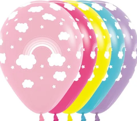 Balon Sempertex Tęcza 12'' 1 szt Fiolet