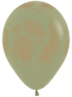 Balon Sempertex Tropical Leaves liście 12 cali 1 szt. mix