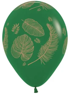 Balon Sempertex Tropical Leaves liście 12 cali 1 szt. mix