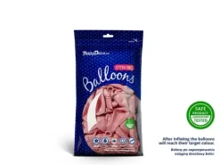 Balon Strong jednokolorowy 43 cm 17 cali 25 szt. Pastel Baby Pink