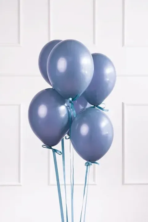 Balon Strong jednokolorowy 12 cali 100 szt. Pastel Navy Blue