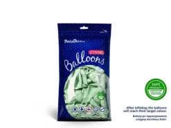 Balon Strong jednokolorowy 12 cali 100 szt. Pastel Pistachio