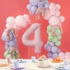 Balon Strong jednokolorowy 43 cm 17 cali 25 szt. Pastel Light Lilac