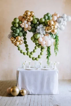 Balon Strong jednokolorowy 43 cm 17 cali 25 szt. Pastel Rosemary Green