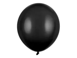 Balon Strong jednokolorowy 43 cm, 17 cali 25 szt. Pastel Black