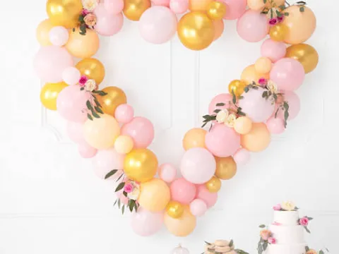 Balon Strong Metallic jednokolorowy 5 cali 100 szt. Metallic Gold