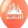 Balonu gumowe z nadrukiem FORTNITE mik kolorów zestaw 10 szt.