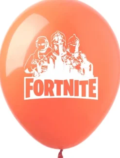 Balonu gumowe z nadrukiem FORTNITE mik kolorów zestaw 10 szt.