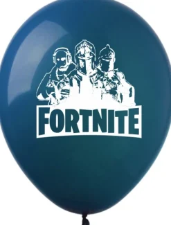 Balonu gumowe z nadrukiem FORTNITE mik kolorów zestaw 10 szt.