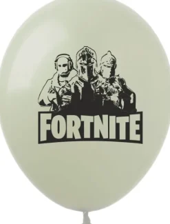 Balonu gumowe z nadrukiem FORTNITE mik kolorów zestaw 10 szt.