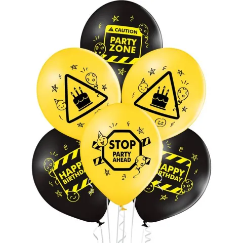 Balon urodzinowy Happy Birthday PARTY ZONE 12" 1 szt.