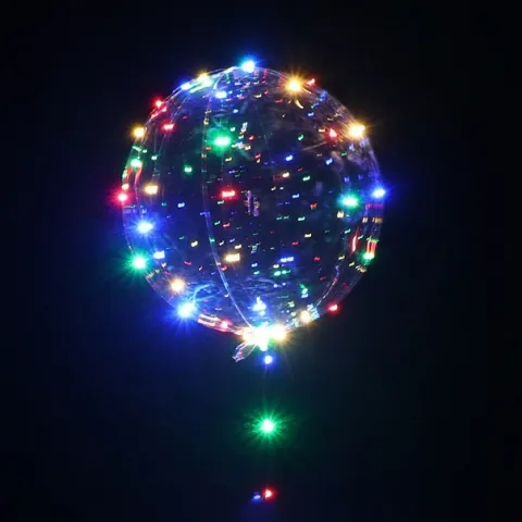 Balon świecący LED MULTIKOLOR zestaw (balon + lampki)