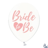 Balony Bride to be 6szt pudrowy róż