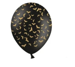 Balony 30cm Nietoperze 6 szt Pastel Black