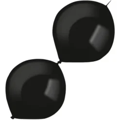 Balony do girland Everts Decor Line E-LINK Jet Black 12 cali 50 szt.