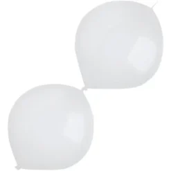 Balony do girland Everts Decor Line E-LINK Frosty White 12 cali 50 szt.