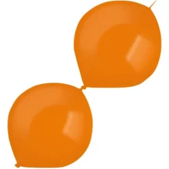 Balony do girland Everts Decor Line E-LINK Tangerine 6 cali 100 szt.