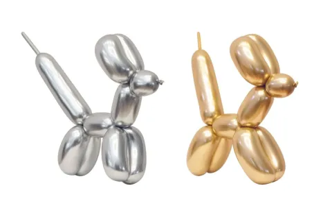 Balony do modelowania Chrome platynowe 260Q Beauty&Charm 50 szt. złote lub srebrne
