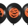 Balony gumowe Halloween nadruk 12 cali 5 szt. mix