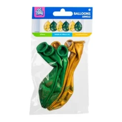 Balony gumowe Safari liście 12 cali zestaw 6 sztuk