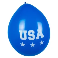 Balony gumowe USA zestaw 6 szt. mix 25 cm