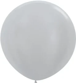 Balony Kula Sempertex Satin 36'' 10 szt. Silver