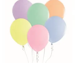 Balony lateksowe Beauty&Charm, makaronowe PASTEL MIX 12 cali 50 szt.