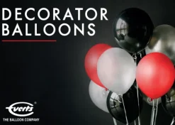 Balony lateksowe Everts Decor Line by Amscan 5 cali 100 szt. Frosty White
