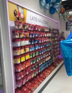 Balony lateksowe Everts Decor Line by Amscan 11 cali 50 szt. Hot Pink