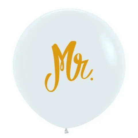 Balony lateksowe Sempertex MR Mąż 24" 10 szt.