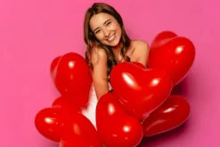 Balony lateksowe SERCE CZERWONE Everts Decor Amscan 12 cali 50 szt.