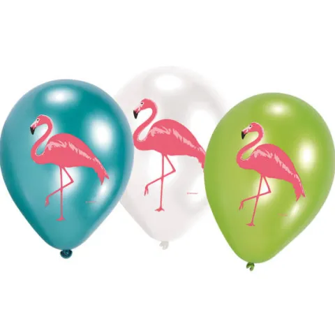 Balony nadruk Flaming 11 cali 6 szt