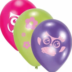 Balony nadruk Sówki 9 cali 6 szt