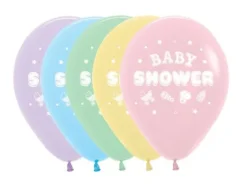 Balony Sempertex Baby Shower Gwiazdki 12'' 50 szt Mix kolorów