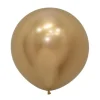 Balony Sempertex Chrome Shiny Reflex Gold 24 cale 3 szt.
