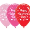 Balony Sempertex Happy Valentines Day 12'' 12 szt Czerwone