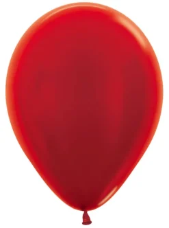 Balony Sempertex Metallic 12 cali 50 szt. Red