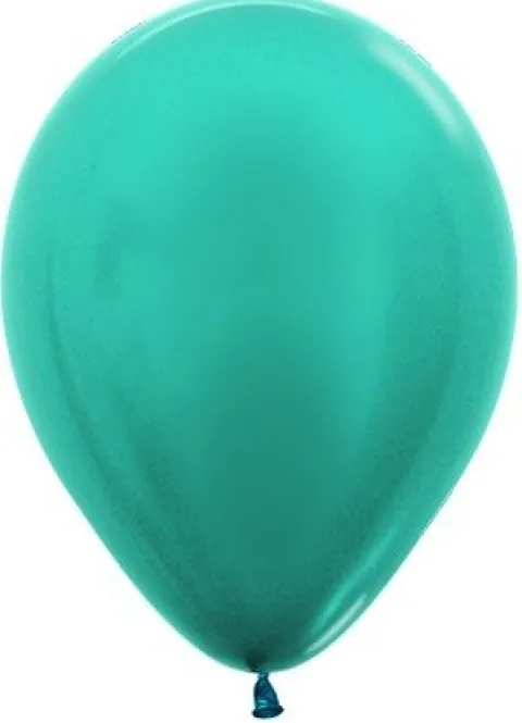 Balony Sempertex Metallic 12'' 100 szt. Caribbean Blue