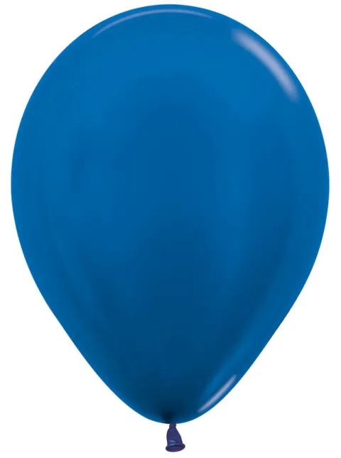 Balony Sempertex Metallic 12 cali 50 szt. Blue