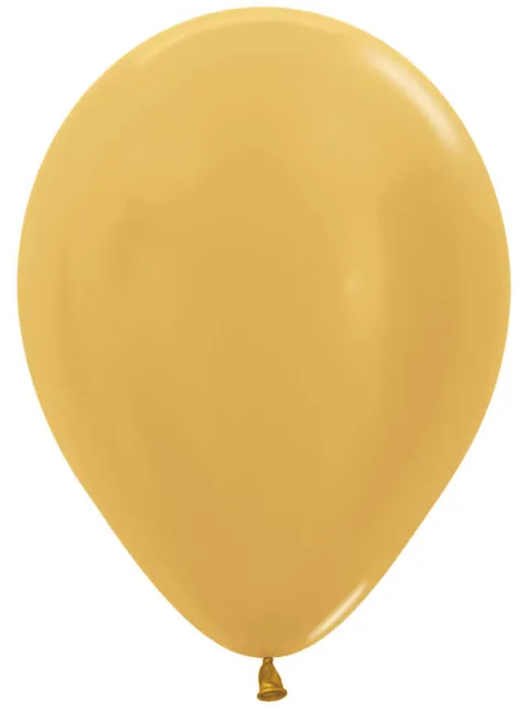 Balony Sempertex Metallic 12" 50 szt. Gold